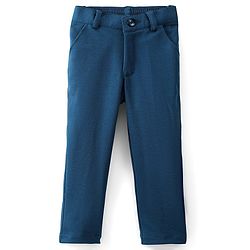 Babyhug Full Sleeves 4 Pieces Party Suit With Bow - Dark Blue