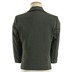 Babyhug Cotton Full Sleeves Party Wear Stretch Fit Suit With Blazer Solid - Olive