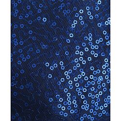 Babyhug Sleeveless 3D Petals Flare Flounce Party Frock with Floral Applique  - Navy Blue