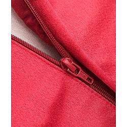 Babyhug Sleeveless Two Layered Mesh Party Frock With Bow Applique & Pearl Detailing- Red