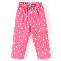 Babyhug Single Jersey Full Sleeves Night Suit Text Print - Pink