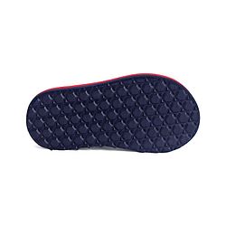 Cute Walk by Babyhug Slip On Style Flip Flops Football Print - Blue & Red