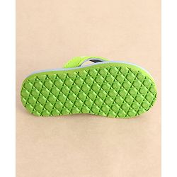 Cute Walk by Babyhug Flip Flops Monster Print - Green