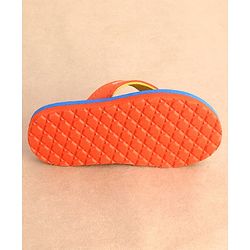 Cute Walk by Babyhug Flip Flops Dino Print - Orange