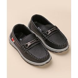 Cute Walk by Babyhug Slip On Formal Shoes - Black