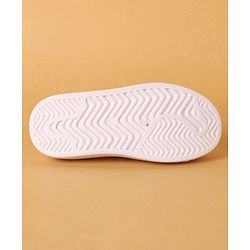 Cute Walk by Babyhug Slip On Casual Shoes with Floral Design - Pink & White