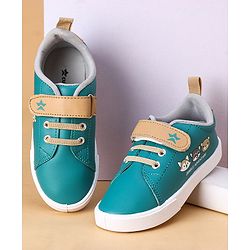Cute Walk by Babyhug Casual Shoes with Velcro Closure Animal Print -  Green