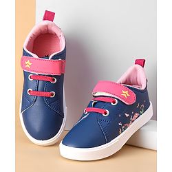 Cute Walk by Babyhug Velcro Closure Casual Shoes - Blue