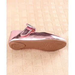 Cute Walk by Babyhug Velcro Closure Bellies Bow Applique - Light Pink