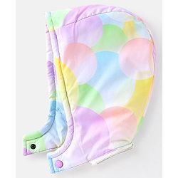 Babyhug Full Sleeves Tie Dye Woven Detachable Hood Jacket - Purple & Blue