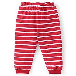 Babyhug Cotton Knit Full Sleeves Panda Printed Night Suit - Red