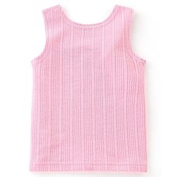 Babyhug Cotton Full Sleeves Solid Thermal Vests & Pajama Set -Pink