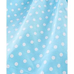 Babyhug Cotton Jersey Full Sleeves Night Suit Polka Dot Print - Blue