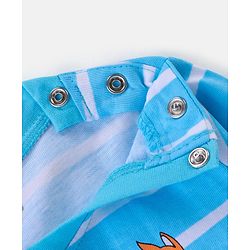 Babyhug Cotton Knit Full Sleeves T-Shirt With Wild Animal Graphics Pack Of 3 - Green Yellow & Blue
