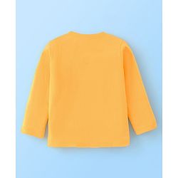 Babyhug Cotton Knit Full Sleeves T-Shirt with Graphics Pack of 3 - Red Yellow & Light Blue