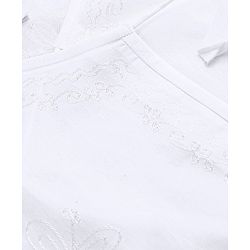 Babyhug Cotton Woven Full Sleeves Angarakha Dhoti Kurta Embroidered - White