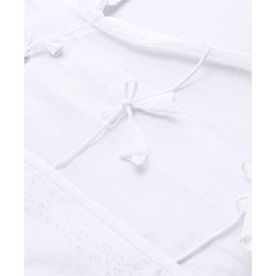 Babyhug Cotton Woven Full Sleeves Angarakha Dhoti Kurta Embroidered - White