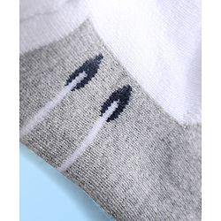 Cute Walk by Babyhug Anti Bacterial Ankle Length Socks Striped Pack Of 3 - Multicolour
