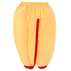 Babyhug Cotton Woven Full Sleeves Embroidered Kurta & Dhoti Set - Red