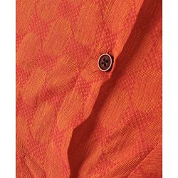 Babyhug  Cotton Woven Full Sleeves Embroidered Kurta & Dhoti Set - Orange