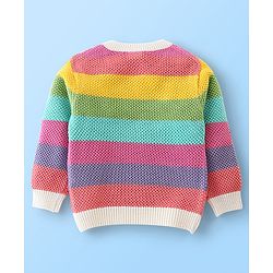 Babyhug Full Sleeves Striped Sweater (Design May Vary))