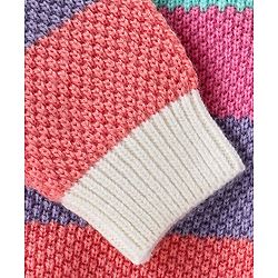 Babyhug Full Sleeves Striped Sweater (Design May Vary))