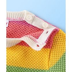 Babyhug Full Sleeves Striped Sweater (Design May Vary))