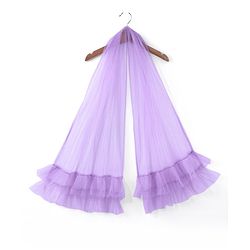 Babyhug Sleeveless Sequined Embroidered Choli with Lehenga and Dupatta  - Lavender
