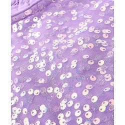 Babyhug Sleeveless Sequined Embroidered Choli with Lehenga and Dupatta  - Lavender
