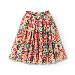 Babyhug Sleeveless Sequenced Choli With Lehenga And Dupatta Floral Print- Pink & Beige