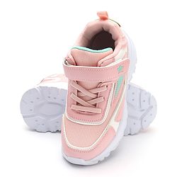 Cute Walk by Babyhug Sneakers With Velcro Closure Solid - Pink