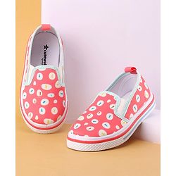 Cute Walk by Babyhug Printed Casual Slip On Shoes - Pink