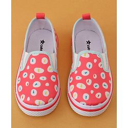 Cute Walk by Babyhug Printed Casual Slip On Shoes - Pink