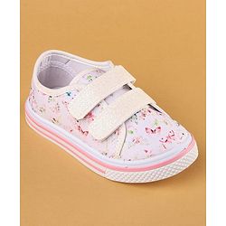 Cute Walk by Babyhug with Double Velcro Closure Casual Shoes - White