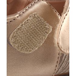 Cute Walk by Babyhug Bellies with Velcro Closure with Bow Applique - Golden