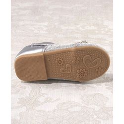 Cute Walk by Babyhug Bellies with Velcro Closure with Bow Applique - Golden