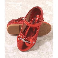 Cute Walk By Babyhug Velcro Closure Bellies With Bow - Red