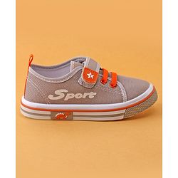 Cute Walk by Babyhug Velcro Closure Casual Shoes - Grey