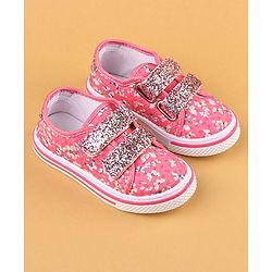 Cute Walk by Babyhug with Double Velcro Closure Casual Shoes - Fuchsia