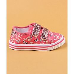 Cute Walk by Babyhug with Double Velcro Closure Casual Shoes - Fuchsia