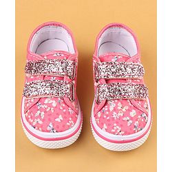 Cute Walk by Babyhug with Double Velcro Closure Casual Shoes - Fuchsia