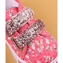 Cute Walk by Babyhug with Double Velcro Closure Casual Shoes - Fuchsia