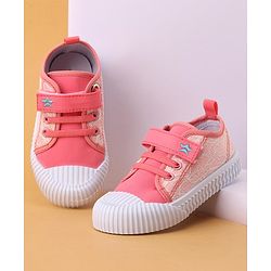 Cute Walk by Babyhug Casual Shoes with Velcro Closure - Pink