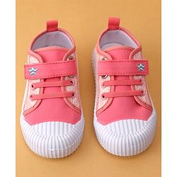 Cute Walk by Babyhug Casual Shoes with Velcro Closure - Pink