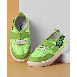 Cute Walk by Babyhug Velcro Closure Casual Shoes - Green