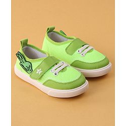 Cute Walk by Babyhug Velcro Closure Casual Shoes - Green