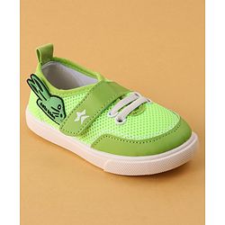 Cute Walk by Babyhug Velcro Closure Casual Shoes - Green