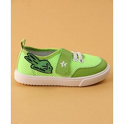 Cute Walk by Babyhug Velcro Closure Casual Shoes - Green