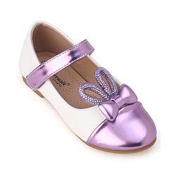 Cute Walk by Babyhug Slip On Bellies with Velcro Closure - Purple