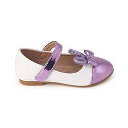 Cute Walk by Babyhug Slip On Bellies with Velcro Closure - Purple